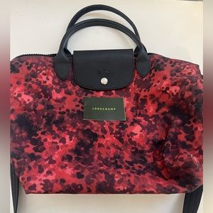 Red Print - Longchamp Tote - Lightly Used